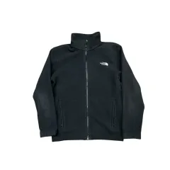 ザノースフェイス ブラック フリース ジップアップ s