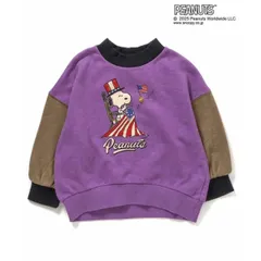 F.O.KIDS 【PEANUTS】柄トレーナー 長袖 キッズ スウェット トップス 裏毛素材 こども 女の子 男の子 カジュアル 通園 通学