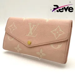 ルイヴィトン モノグラム アンプラント ポルトフォイユ サラ NM 二つ折り財布 ピンク