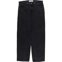 古着 00年代 リーバイス Levi's 550 RELAXED FIT ブラックデニム テーパードデニムパンツ メンズw32相当/eaa596943