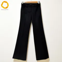 #anc セオリー theory パンツ スラックス X0 黒 側章 センタープレス シンプル 無地 ビジネス 小さいサイズ レディース [910891]