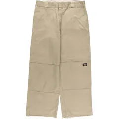 古着 ディッキーズ Dickies Loose Fit ダブルニー カットオフ ワークパンツ メンズw35相当/eaa596975