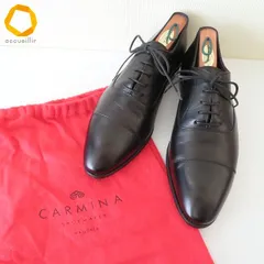#ans カルミナ CARMINA カルミーナ 80204 ビジネス レザー オックスフォードシューズ 7 1/2 黒 ストレートチップ メンズ [968529]のサムネイル