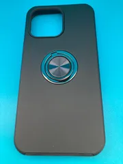 iPhone15 Pro Max 対応 リング付き耐衝撃ケース（ブラック）