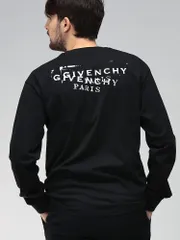 GIVENCHY (ジバンシィ) スタンププリント クルーネック 長袖 Tシャツのサムネイル
