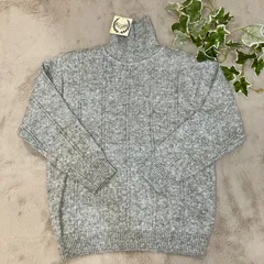 タグ付き新品未使用保管品 メンズ ニットタートルネックセーター 裏地付き 3L 大きいサイズ グレー 厚手 暖かい 防寒