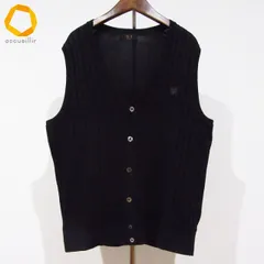 #anc ダックス DAKS ベスト L 黒 ニット 刺繍 日本製 メンズ [961917]のサムネイル