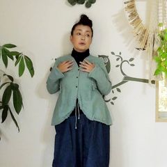 イチアンティークス アンティークスノワール リネンデニムパティシエ