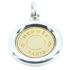 超希少】HERMES セリエ ロゴ ネックレストップ K18 Ag925 - メルカリ