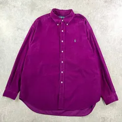90年代 Ralph Lauren ラルフローレン BLAKE 長袖 コーデュロイシャツ メンズXXL 