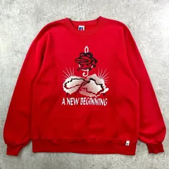 90年代 USA製 RUSSELL ATHLETIC ラッセル カレッジプリント スウェットシャツ メンズL 