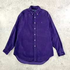 90年代 Ralph Lauren ラルフローレン BLAKE 長袖 コーデュロイシャツ メンズL相当 