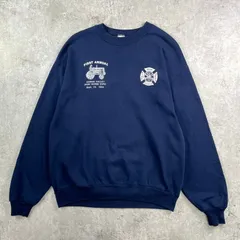 90年代 USA製 JERZEEZ 企業ロゴプリント スウェットシャツ メンズL 