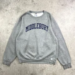 00年代 RUSSELL ATHLETIC ラッセル MIDDLEBURY カレッジプリント リバースタイプ スウェットシャツ メンズL相当 