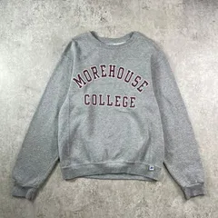 00年代 RUSSELL ATHLETIC ラッセル MOREHOUSE COLLEGE カレッジプリント リバースタイプ スウェットシャツ メンズS レディース 