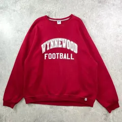 00年代 RUSSELL ATHLETIC ラッセル カレッジプリント リバースタイプ スウェットシャツ メンズ2XL 