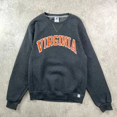 00年代 RUSSELL ATHLETIC ラッセル VIRGINIA カレッジプリント リバースタイプ スウェットシャツ メンズM相当 