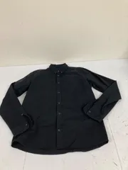 送料無料★ITEMS URBAN RESEARCH アーバンリサーチ★長袖シャツ　ボタンダウンシャツ★メンズ　40★ブラック　黒　#71204sbg