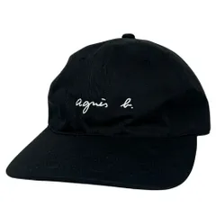 AGNES B. アニエスベー VA fragment キャップ ブラック 正規品 / 53076