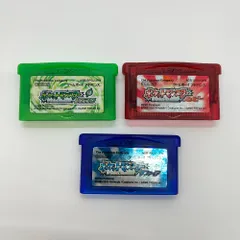 06w20007 ゲームボーイアドバンス ソフト  ポケットモンスター   ルビー/サファイア/リーフグリーン 【動作確認済】