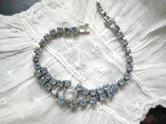 アメリカヴィンテージ　ラインストーンブレスレット