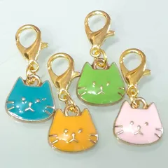 【218】ミニサイズ♡ファスナーチャーム♡4個セット アクセサリー - チャーム