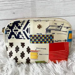 美品 トリーバーチ TORY BURCH コスメポーチ ポーチ 小物入れ 4406