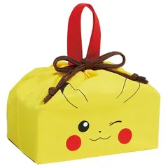 ピカチュウ ランチ巾着 弁当袋 ランチバッグ フェイス ポケモン スケーター