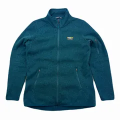 エルエルビーン フリースジャケット レディース Sサイズ グリーン ジップアップ 細身 きれいめ アウトドア 緑 