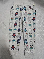 クマの起毛ズボン 90