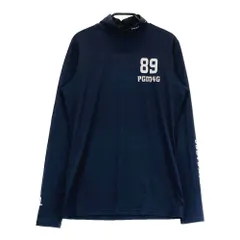 サイズ：2 PEARLY GATES パーリーゲイツ  ハイネック 長袖Tシャツ  ネイビー系 [240101578193] ゴルフウェア レディース ストスト
