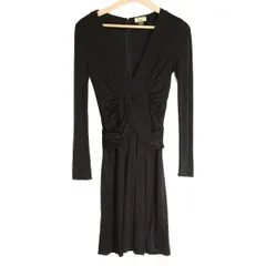 ISSA(イッサロンドン) ワンピース サイズUS2 S レディース - 黒 長袖/ひざ丈