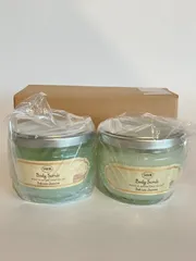 【訳あり品】 SABON ボディスクラブ ｻﾎﾞﾝ ﾎﾞﾃﾞｨｽｸﾗﾌﾞS ﾃﾞﾘｹｰﾄｼﾞｬｽﾐﾝ 320g２個セット 30121