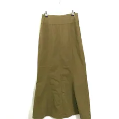 Kastane（カスタネ）　デニムロングスカート　カーキ系　F　□□