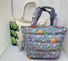 ROOTOTE ディズニーストア トイストーリー バック 2点 ハンドバック キャンパスバック タグ付き 新品