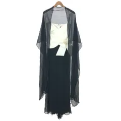 TADASHI SHOJI タダシショージ ロングドレス サイズ:4 リボン/シルクストール付き/ビジュー    ブラック/ホワイト レディース / 240001174002のサムネイル