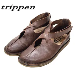 trippen トリッペン レザーシューズ センタークロス BRN/ブラウンのサムネイル