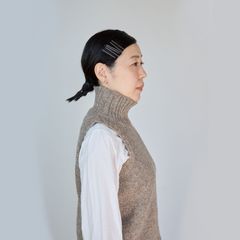 新品】ミナペルホネン× ヒトミシノヤマ ⚮̈﻿ wolf&flower ベレー帽