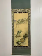 2025年最新】絹本 掛軸 山水の人気アイテム - メルカリ