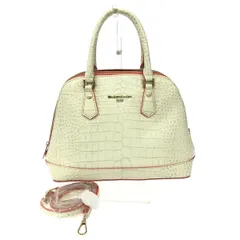 modaprincipe モーダプリンチペ 2WAYトートバッグ  クロコ型押し/レザー/アイボリー     レディース / 240001174538