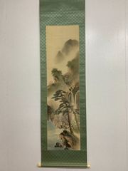 ②⑤ 水彩画　日本画掛軸　石塚 仙堂作　しづかせんどう（1890 - 1972) ②⑤ 水彩画 日本画掛軸 石塚 仙堂作 しづかせんどう（1890 - 1972