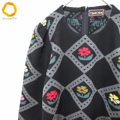 斉藤都世子 サイトウトヨコ ニット・セーター 花柄 バックジップ レディース [w973389]のサムネイル