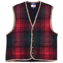Polo Ralph Lauren ウールベスト チェック柄 M - メルカリ
