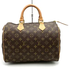 LOUIS VUITTON ルイ・ヴィトン M41526 スピーディー30 ボストンバッグ ブラウン モノグラムキャンバス/PVC メンズ ファッション USED