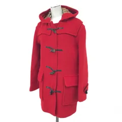 BURBERRY LONDON バーバリーロンドン ダッフルコート  裏地チェック柄    レッド レディース / 241019001164