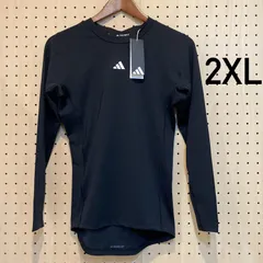 メンズテックフィットコンプレッショントレーニング長袖Tシャツ2XL(JE6702)