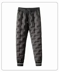 90％ダウン アウトドアパンツ 防風防寒防水 ロングパンツ バイクパンツ スキーパンツ 人気新品 秋冬ブラック