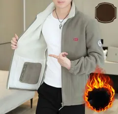 ジャケットフリース メンズ アウトドア キャンプ アパレル ウエア ライナー 軽量 極寒地 上着 長袖 防寒 保温