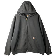 古着 カーハート Carhartt RAIN DEFENDER スウェットフルジップパーカー メンズXXL相当/eaa596606