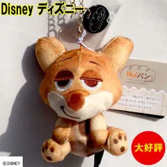 ディズニー　Nuiパン　チェーンストラップマスコット　ニック・ワイルド　ぬいぐるみ